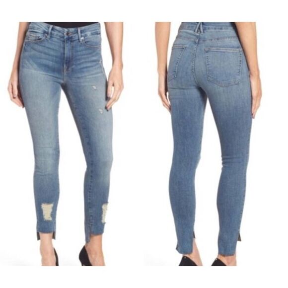 Good American  Good Legs High Waist Skinny Jeans sz 2/26 - Picture 1 of 4